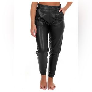 Spanx Faux Leather Joggers